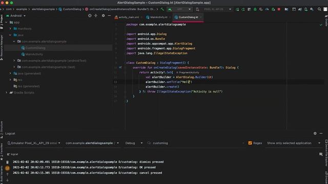 How to create an Alert Dialog in Android using Kotlin смотреть онлайн