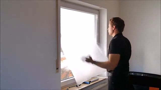 Установка пленки Solar Screen® (MatOpal) на стекло