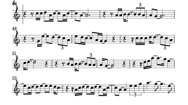 A Whiter Shade Of Pale Flute Violin Sheet Music Backing Track Play Along Partitura