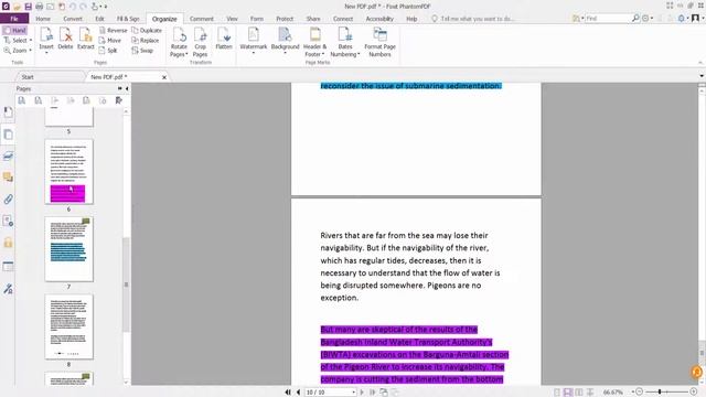 How to Remove Duplicate Pages from PDF File in Foxit PhantomPDF смотреть онлайн