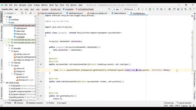 recyclerview adapter class| my adapter class in recycler view смотреть онлайн