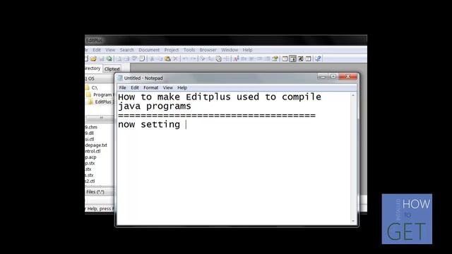 how to configure Editplus 3 to compile,run java program смотреть онлайн