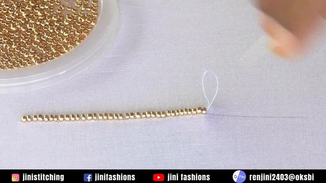 Class 23 : Sugar beads stitching practice for beginners смотреть онлайн