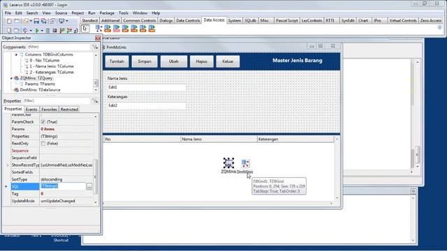 Basic Lazarus - Show Data In DbGrid
