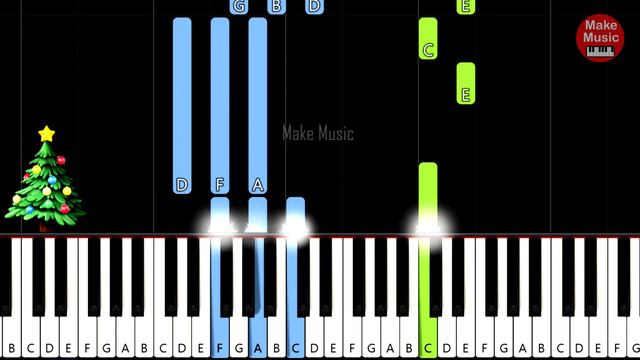 🎄 JEST TAKI DZIEŃ ( Czerwone Gitary ) ŁATWA KOLĘDA 🎹 Piano Tutorial смотреть онлайн