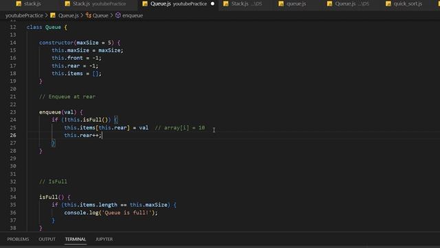 Queue Data Structure With JavaScript (OOP) || Theory & Code Implementation For Beginners. смотреть онлайн