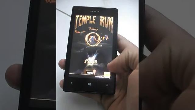Temple Run Oz on Nokia Lumia 520 смотреть онлайн