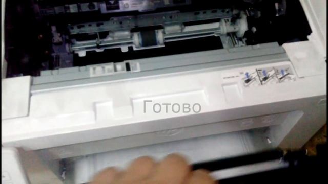 Как вынуть картридж из принтера Laser Jet Pro MFP M130a смотреть онлайн