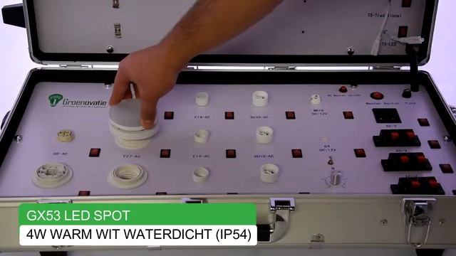 GX53 LED Spot 4W Warm Wit IP54 Waterdicht смотреть онлайн