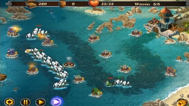 Fort Defense Seven Seas- TD - Download For PC Windows - MAC смотреть онлайн