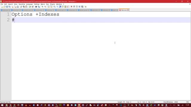 Web Server: Enable Directory Listing / Directory Browsing with .htaccess & create files with no nam смотреть онлайн