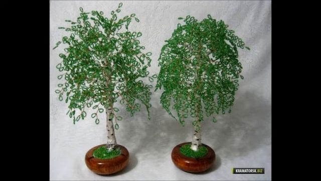 Красивые березы из бисера смотреть онлайн