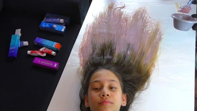 Каждый День КРАШУ ВОЛОСЫ?? ДЫМ ? ЧТО БУДЕТ?? смотреть онлайн