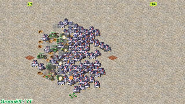 10 Apocalypse vs 100 IFV's🎮Red Alert 2 смотреть онлайн
