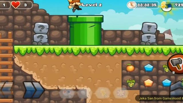 Level 1–2. Прохождение игры Jungle Boy Adventure Games — New 2019 на Android смотреть онлайн