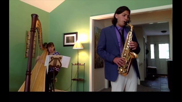 Duet for Alto Saxophone and Harp - Nolan Vibhakar смотреть онлайн