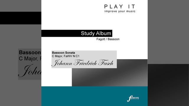 Bassoon Sonata in C Major, FaWV N:C1: III. Andante (Harpsichord Accompaniment - Metronome: 1/8... смотреть онлайн