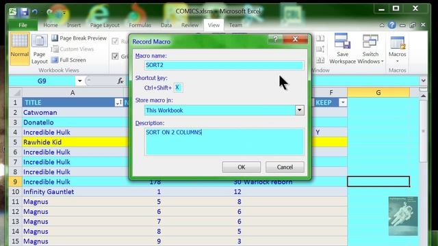 VBA LESSON 121 - Excel Macro to Sort on 2 Columns смотреть онлайн