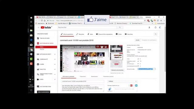 comment avoir 10 000 vue youtube 3ém partie 2018 смотреть онлайн