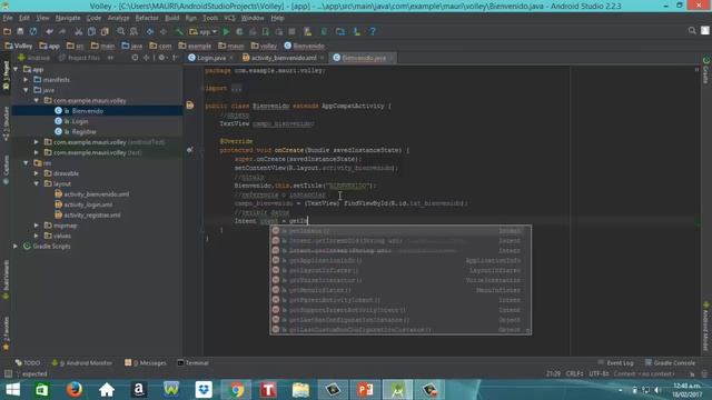 PHP - MySQL - Android - Volley (Código en java: Bienvenido) Parte 17/20 смотреть онлайн