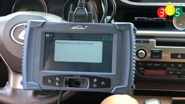 Программирование с помощью Lonsdor K518ISE при полной потере ключей  LEXUS ES200