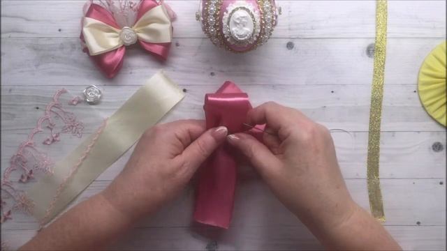 КАК СДЕЛАТЬ НОВОГОДНИЙ ШАР КАМЕЛИЯ МАСТЕР КЛАСС вторая часть смотреть онлайн