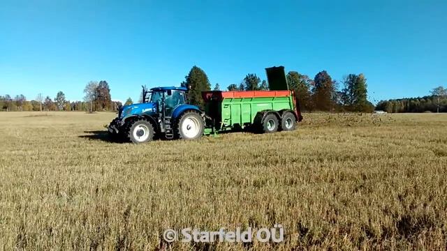 Sõnnikulaoturi UNIA Apollo24 töö kliendi põllul смотреть онлайн