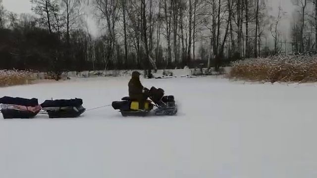 Мотобуксировщик (Мотособака) Альбатрос-М смотреть онлайн