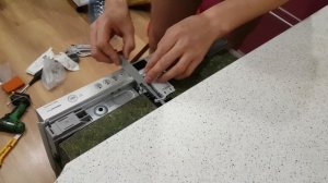 УСТАНОВКА предохранителя  двери  для посудомоечных машин BOSCH (БОШ) замок защита от детей.