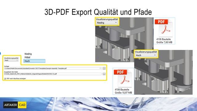 3D PDF mit Autodesk Inventor смотреть онлайн