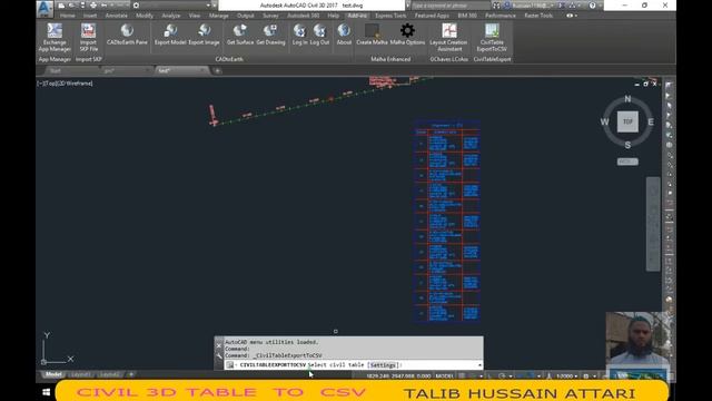 Civil 3D data table to CSV смотреть онлайн