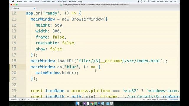 Electron js + React js tutorial | Episode 2.9 (STATUS TRAY APPLICATION ) смотреть онлайн