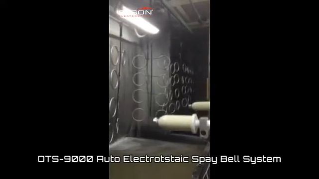 Установка автоматической электростатической покраски металлических деталей . Модель OTS 9000 смотреть онлайн