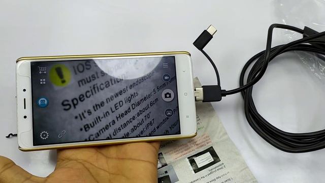 كاميرا المنظار لتصوير الاماكن الضيقة والصغيره Android PC 1200P Endoscope Camera смотреть онлайн