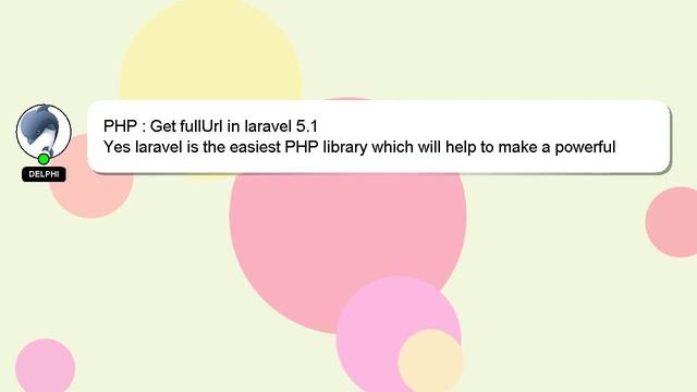 PHP : Get fullUrl in laravel 5.1 смотреть онлайн