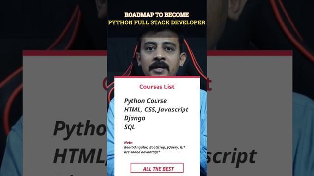 Roadmap to python based full stack developer #pythonfullstackroadmap #telugu #teluguwebguru смотреть онлайн