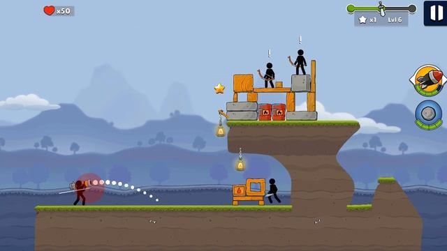 Boom Stick: Bazooka Puzzles - Gameplay Walkthrough Part 1 New Update Level 1-10 (Android, iOS) смотреть онлайн