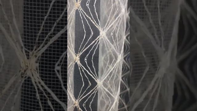 Тюль паутинкой на основе фатиновой сетки. Цвет: Молочный смотреть онлайн