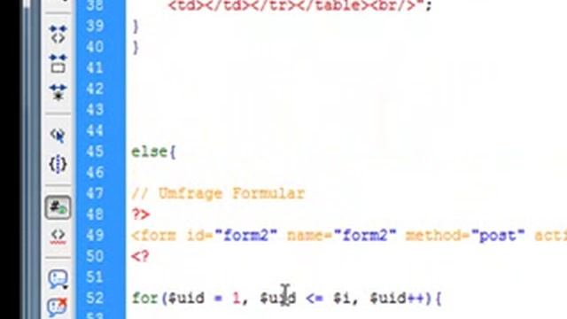 Eine Umfrage gestalten(5/6) - Tutorial von Webseiten mit PHP смотреть онлайн