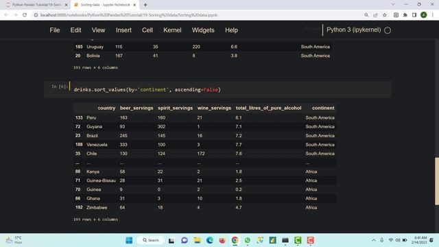 Python Pandas Tutorial 19 : Sorting data | Dataframe | Aksadur | Bangla смотреть онлайн