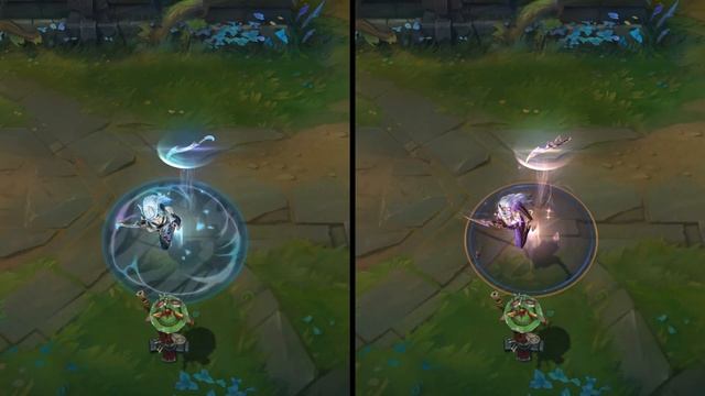 Faerie Court Katarina vs Prestige Faerie Court Katarina Skins Comparison (League of Legends) смотреть онлайн