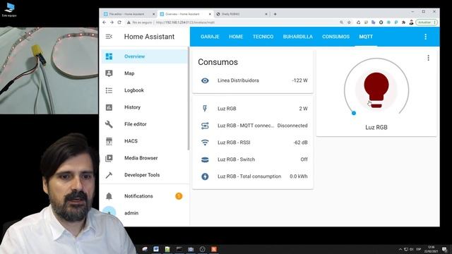 Home Assistant: Automatizaciones y Mqtt. Automatiza tu tira Led, avisa que va a saltar la luz! смотреть онлайн