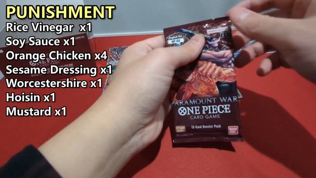 OP02 PUNISHMENT GAME - Unboxing With Stakes At Hand | One Piece Card Game смотреть онлайн