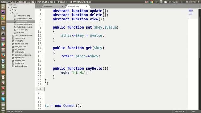 Object Oriented PHP [Part-3]-Abstract Class,Interface,Final keyword,static keyword смотреть онлайн