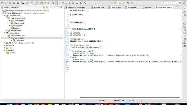 Batch 9 Automation Testing-Fundamentals-Calculator-Maven-Junit-Test-assertion-5thJuly-Part 12 смотреть онлайн