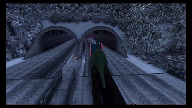 ETS 2 | CRAZY MODS :DINOSAUR MOD смотреть онлайн