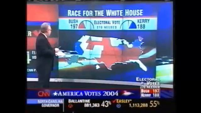 2004 Election Night Highlights - State Calls - George Bush vs John Kerry смотреть онлайн