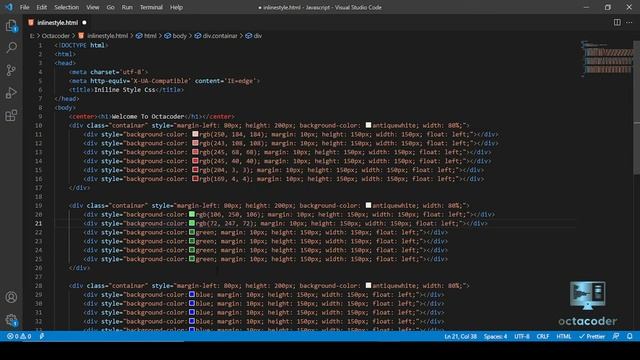 Mastering Monochromatic Color Palette: Learn RGB Color Codes | HTML & CSS | Tutorial смотреть онлайн