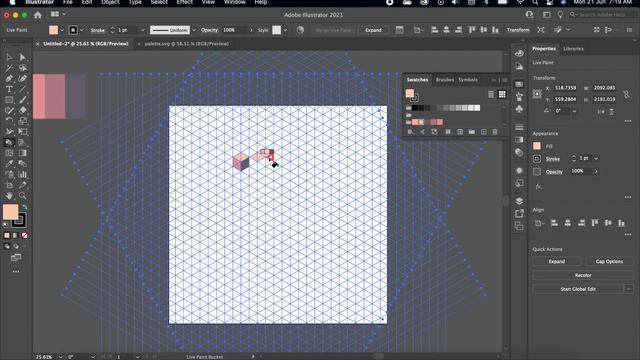 Easy Isometric Design Tutorial in Adobe Illustrator | Pixel Brush Studio смотреть онлайн