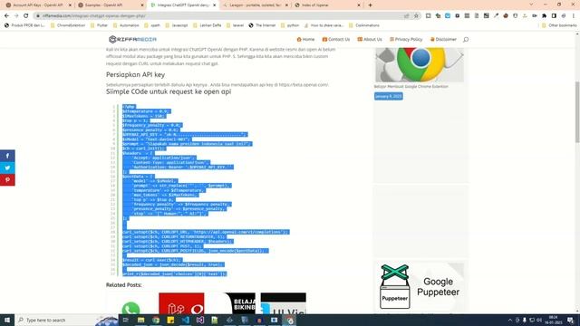 Chatbot Changgih Dengan PHP | CHATGPT OPEN AI смотреть онлайн